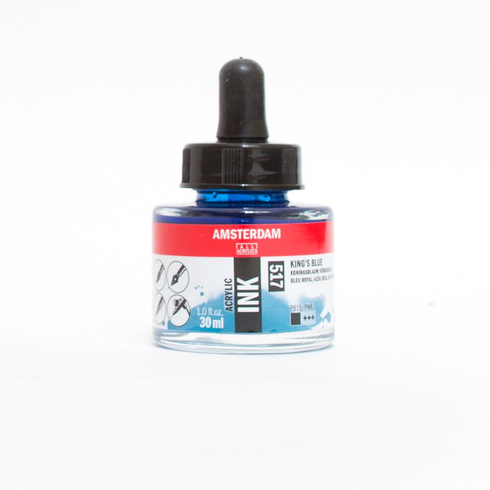 Amsterdam, Ink, Acrylic, Art & School, Acrylic, 30ml, 266260, King's Blue